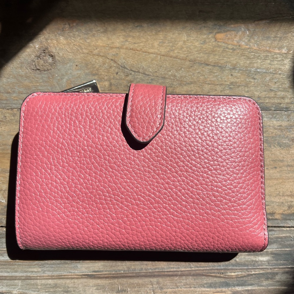 Kate Spade Lena Pomegranate Leather Medium Bifold Wallet 🌷 - Picture 3 of 7